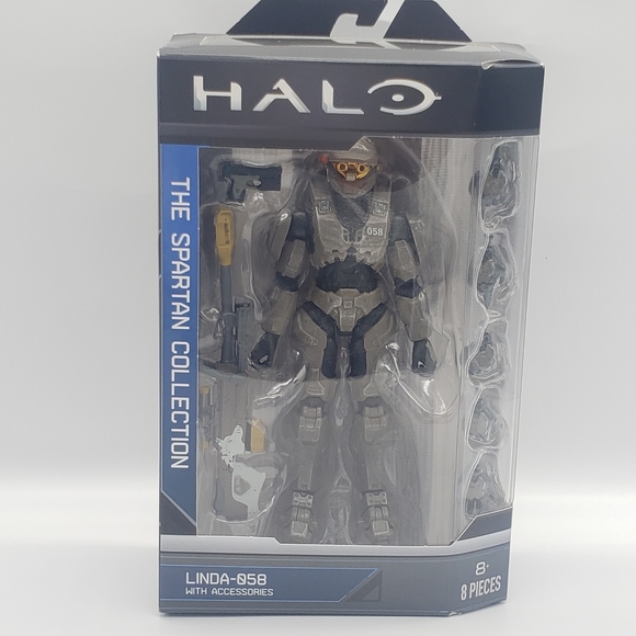 HALO The Spartan Collection Wave 6 Chief Spartan Venator Linda-058 Full Set of 4 - Picture 5 of 7